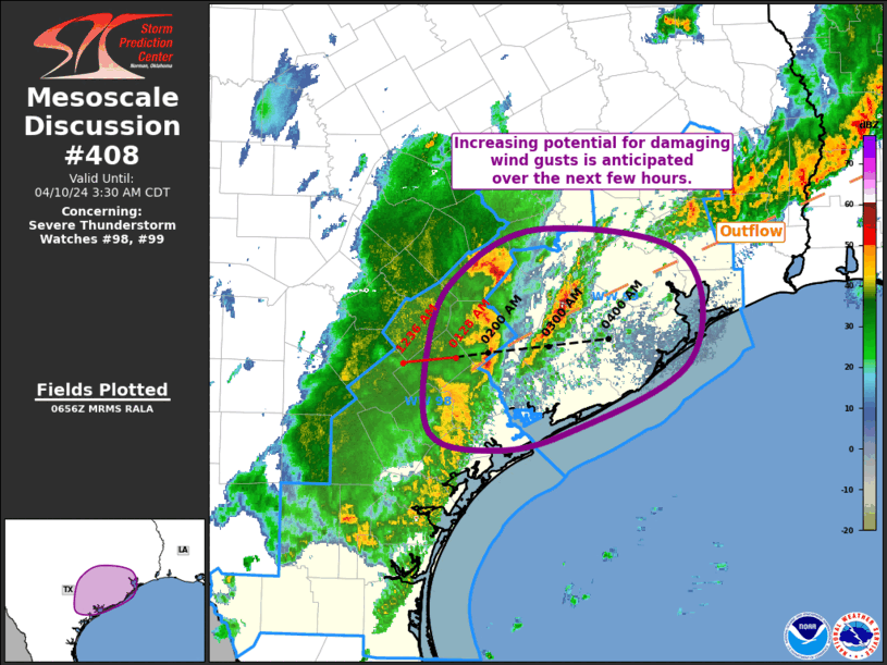 Mesoscale Discussion 408