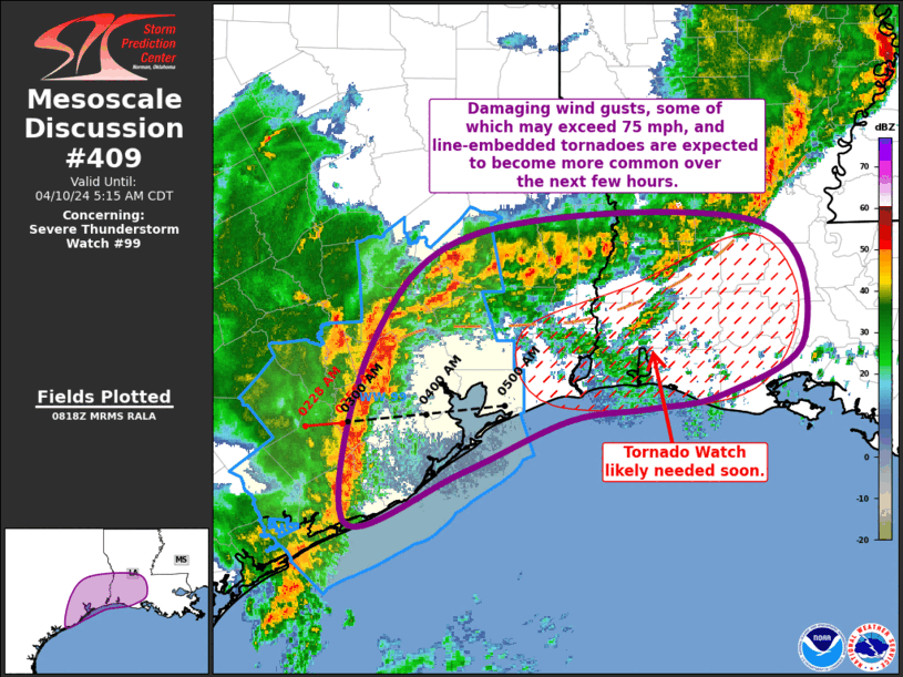 Mesoscale Discussion 409