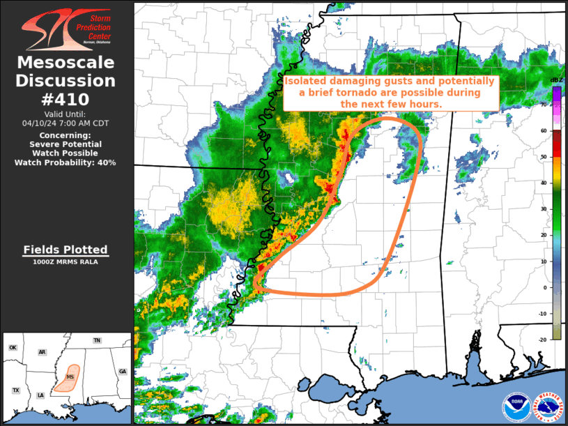 Mesoscale Discussion 410