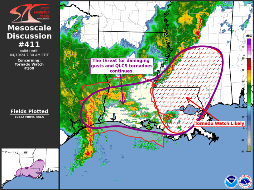 Mesoscale Discussion 411