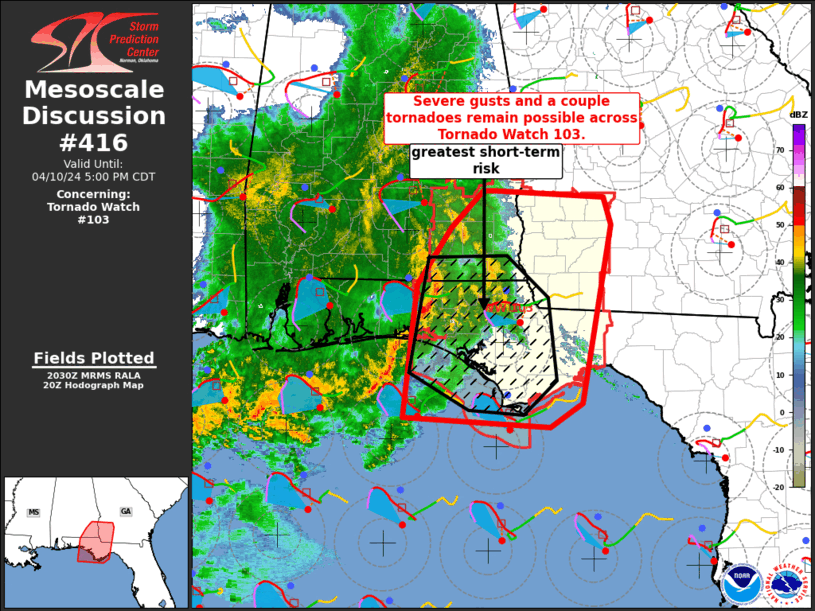 Mesoscale Discussion 416