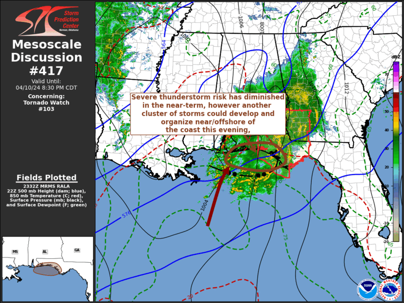 Mesoscale Discussion 417