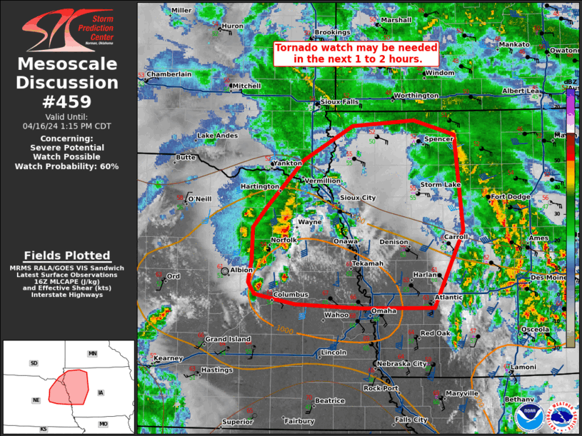 Mesoscale Discussion 459