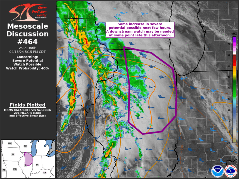 Mesoscale Discussion 464