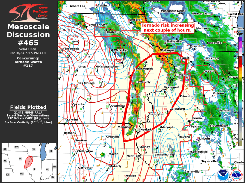 Mesoscale Discussion 465