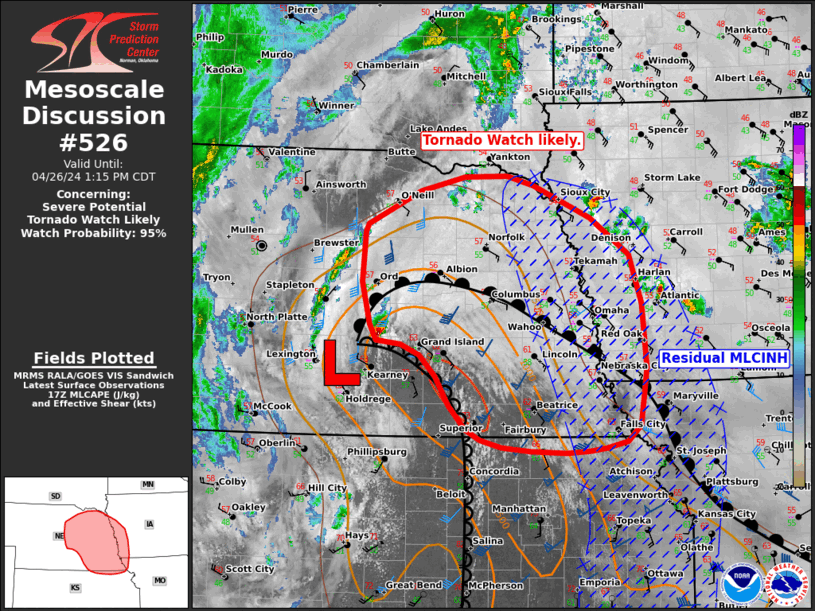 Mesoscale Discussion 526