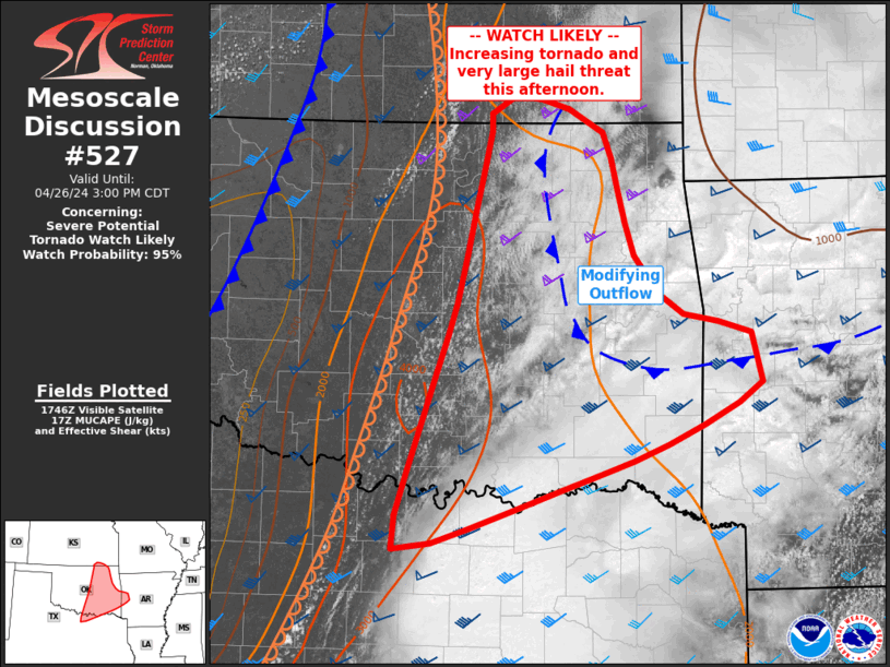Mesoscale Discussion 527