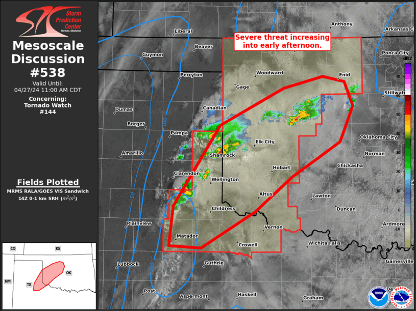 Mesoscale Discussion 538