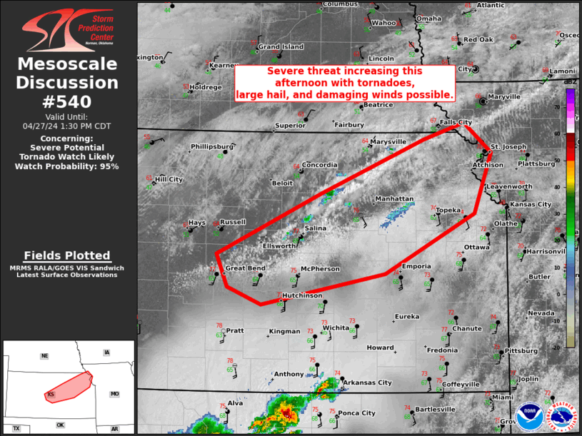 Mesoscale Discussion 540