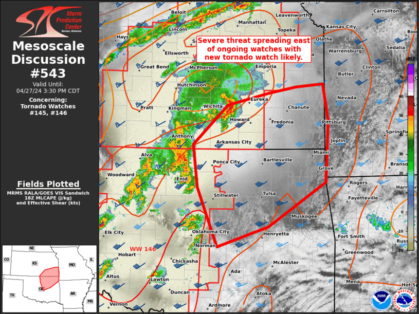 Mesoscale Discussion 543