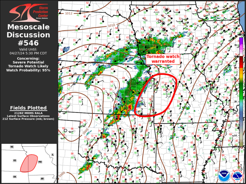Mesoscale Discussion 546