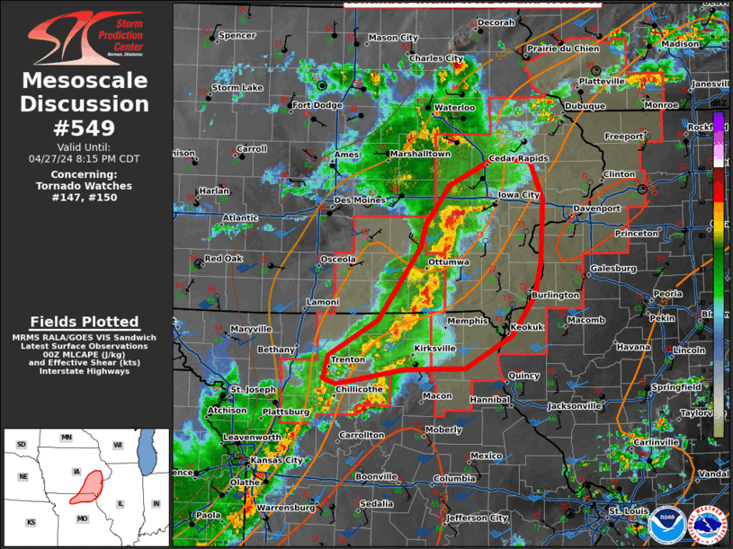 Mesoscale Discussion 549