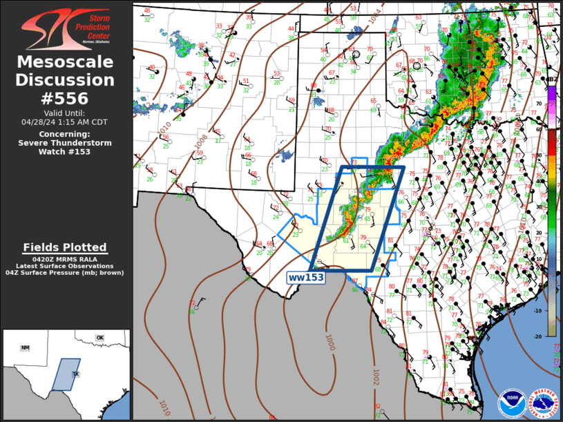 Mesoscale Discussion 556