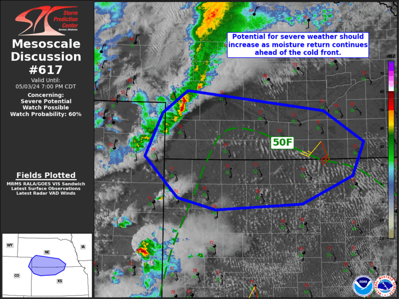 Mesoscale Discussion 617