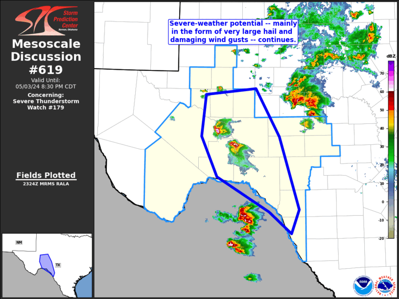 Mesoscale Discussion 619