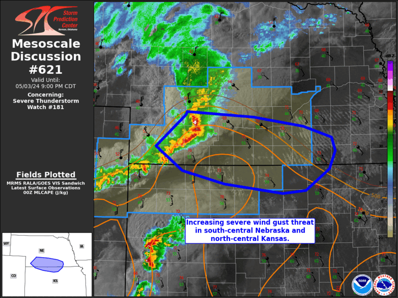Mesoscale Discussion 621