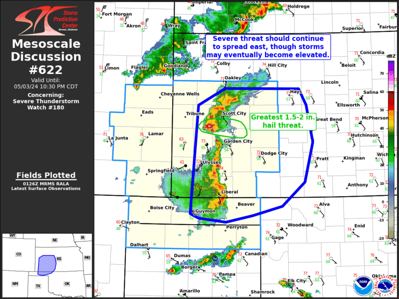 Mesoscale Discussion 622