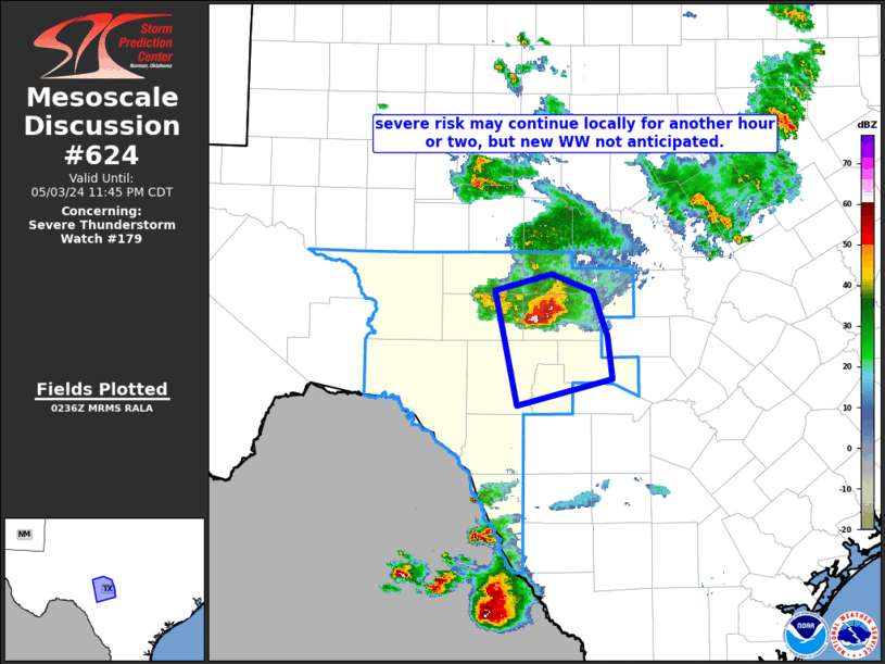 Mesoscale Discussion 624