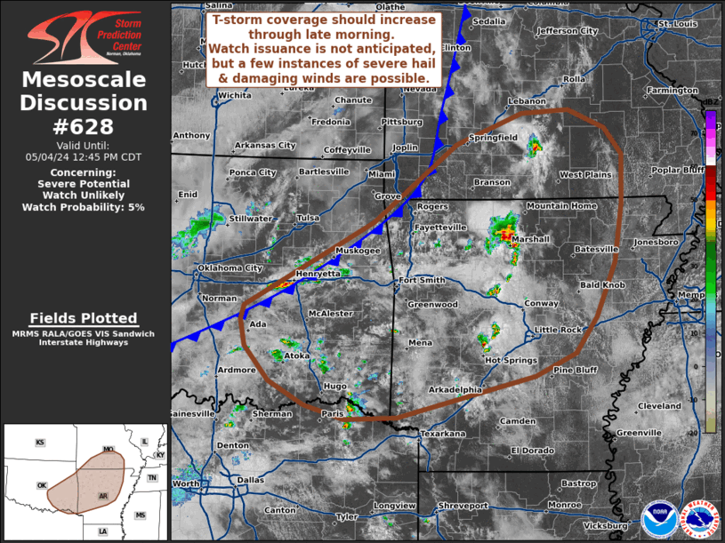 Mesoscale Discussion 628
