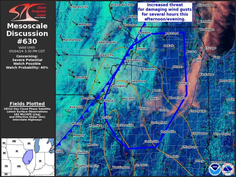 Mesoscale Discussion 630