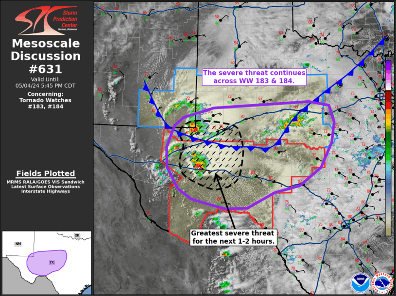 Mesoscale Discussion 631