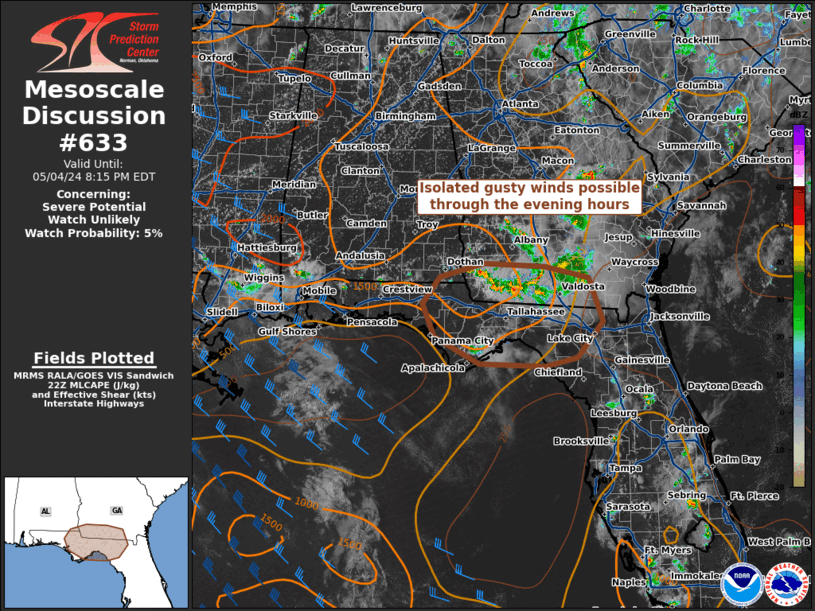 Mesoscale Discussion 633