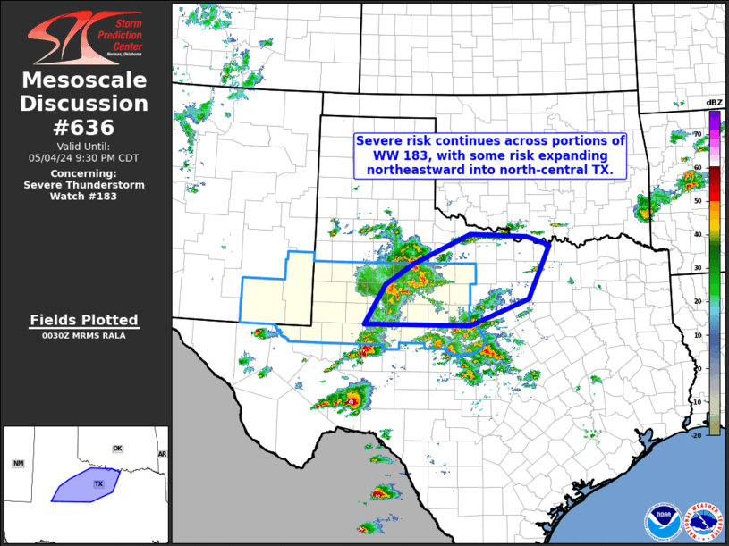 Mesoscale Discussion 636