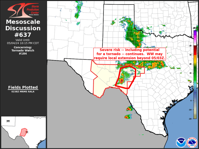 Mesoscale Discussion 637