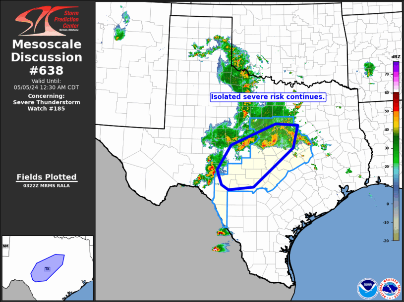 Mesoscale Discussion 638