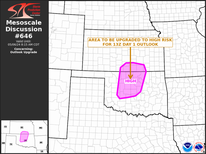 Mesoscale Discussion 646