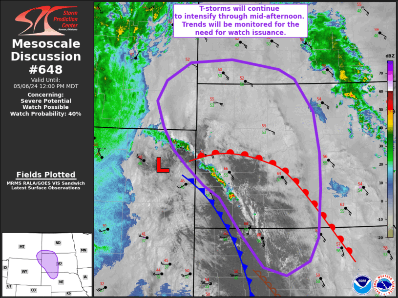 Mesoscale Discussion 648