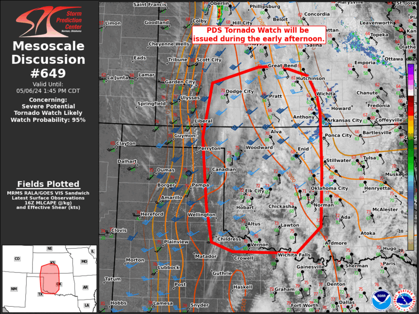 Mesoscale Discussion 649
