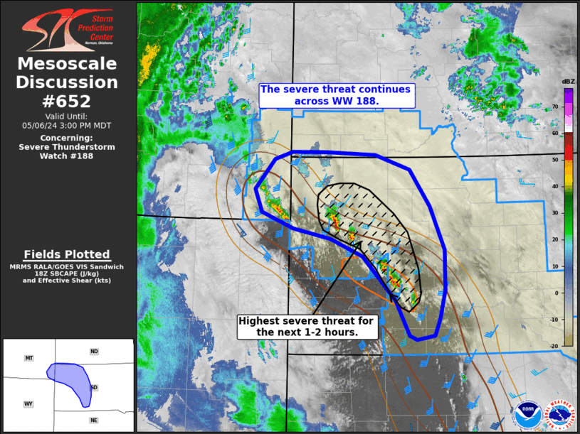 Mesoscale Discussion 652