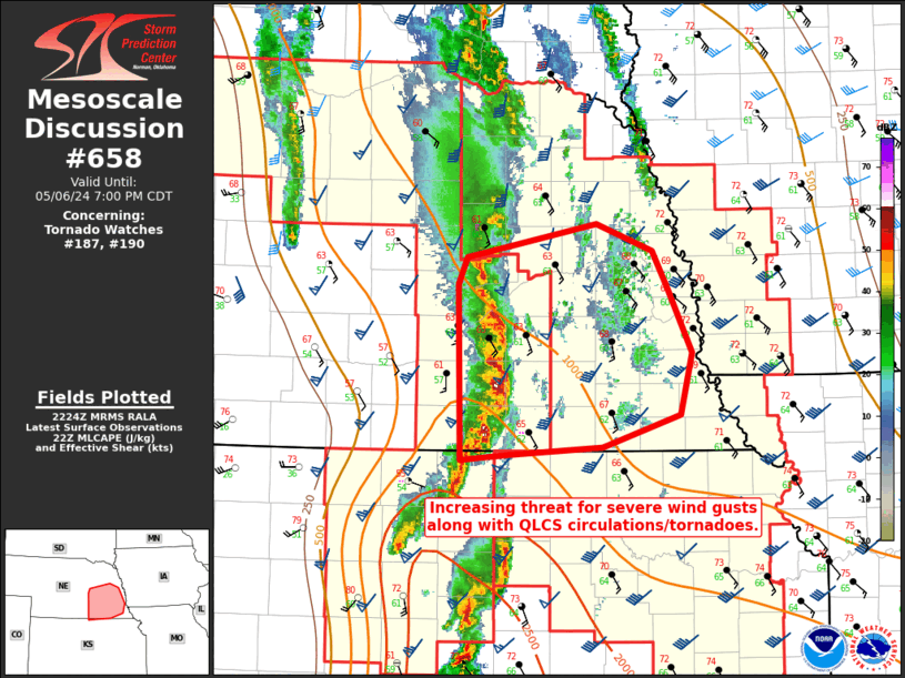 Mesoscale Discussion 658