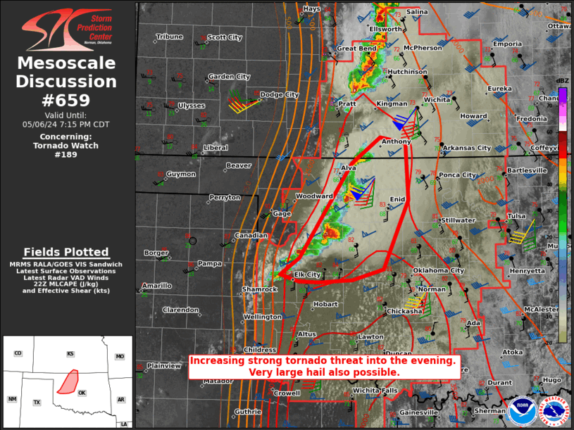 Mesoscale Discussion 659