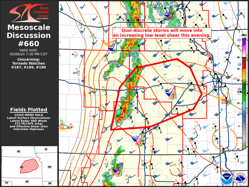 Mesoscale Discussion 660