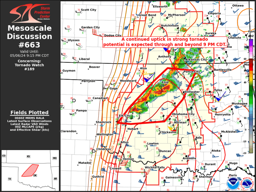 Mesoscale Discussion 663