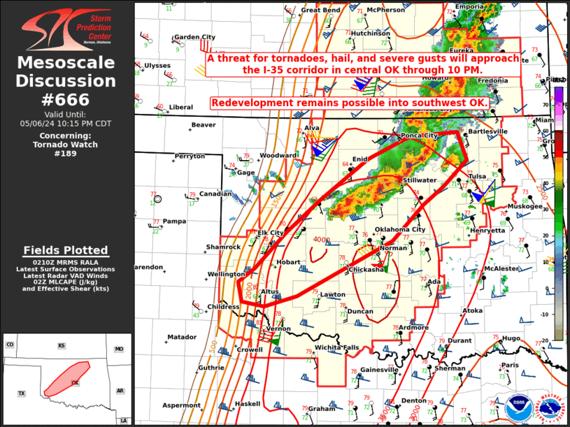 Mesoscale Discussion 666