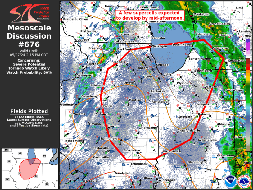 Mesoscale Discussion 676