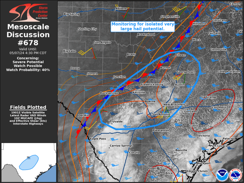 Mesoscale Discussion 678