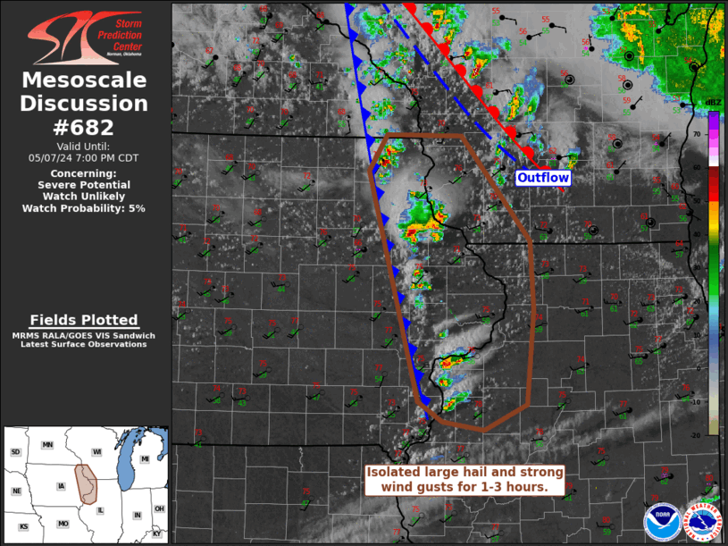 Mesoscale Discussion 682