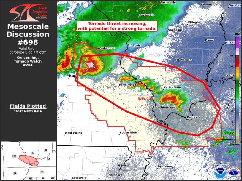 Mesoscale Discussion 698