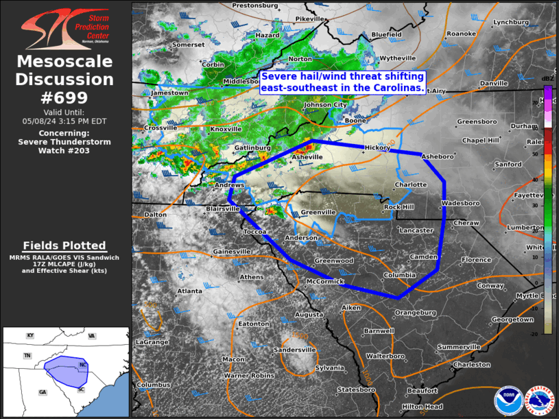 Mesoscale Discussion 699