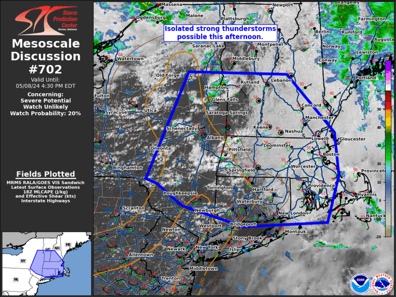 Mesoscale Discussion 702