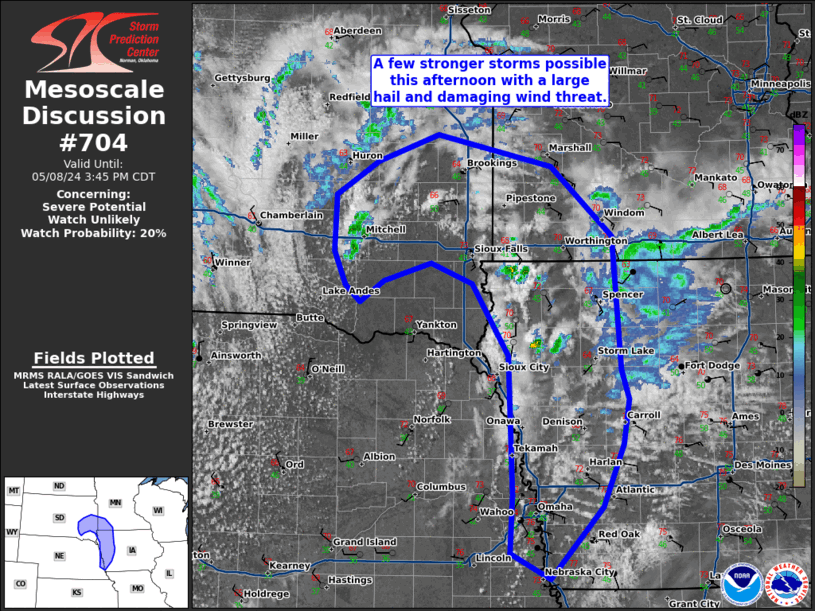 Mesoscale Discussion 704