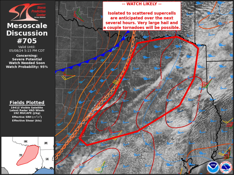 Mesoscale Discussion 705