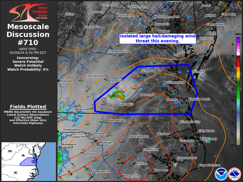 Mesoscale Discussion 710
