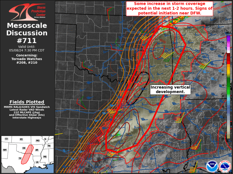 Mesoscale Discussion 711
