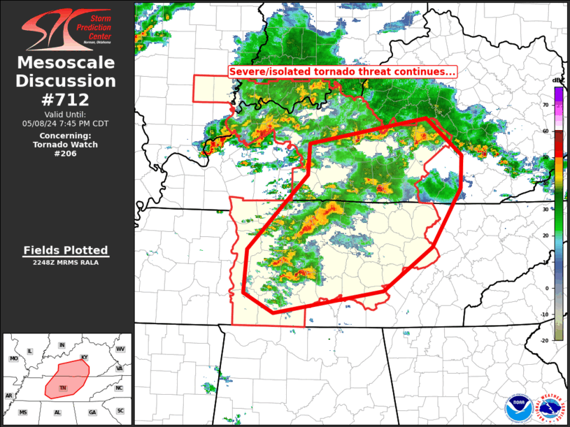 Mesoscale Discussion 712