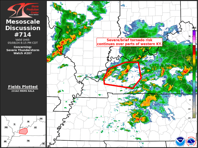 Mesoscale Discussion 714